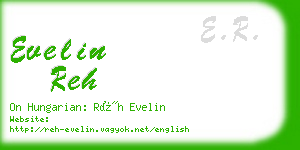 evelin reh business card